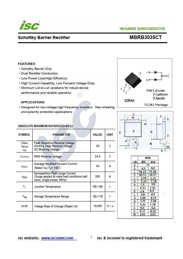 MBRB3035CT