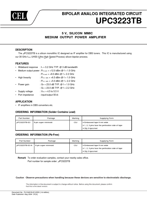 UPC3223TB