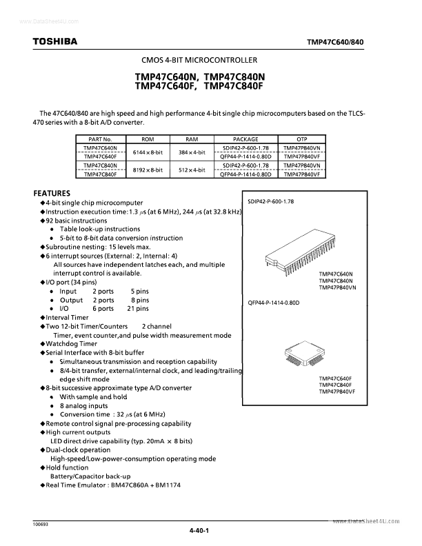 TMP47C840N