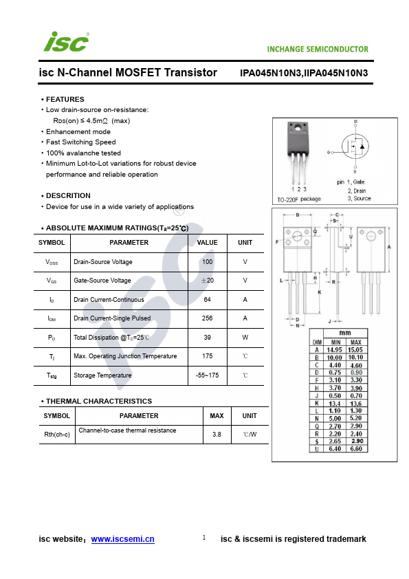 IPA045N10N3