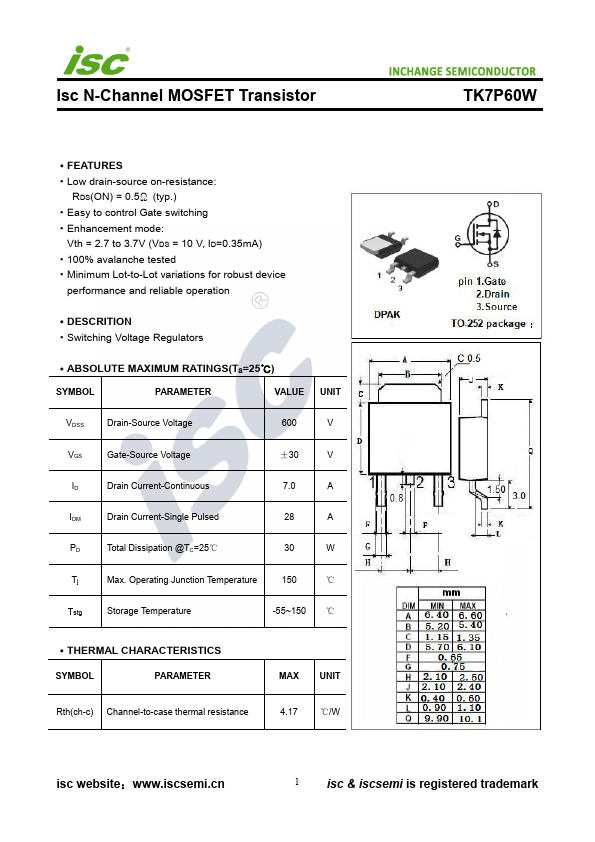 TK7P60W