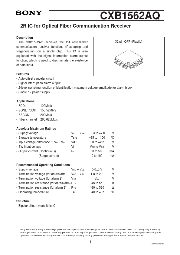 CXB1562AQ