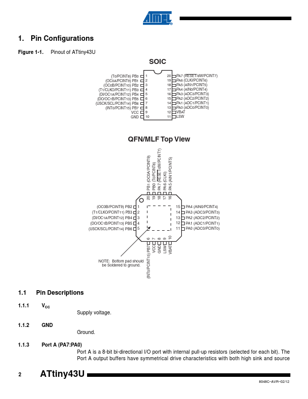 ATtiny43U