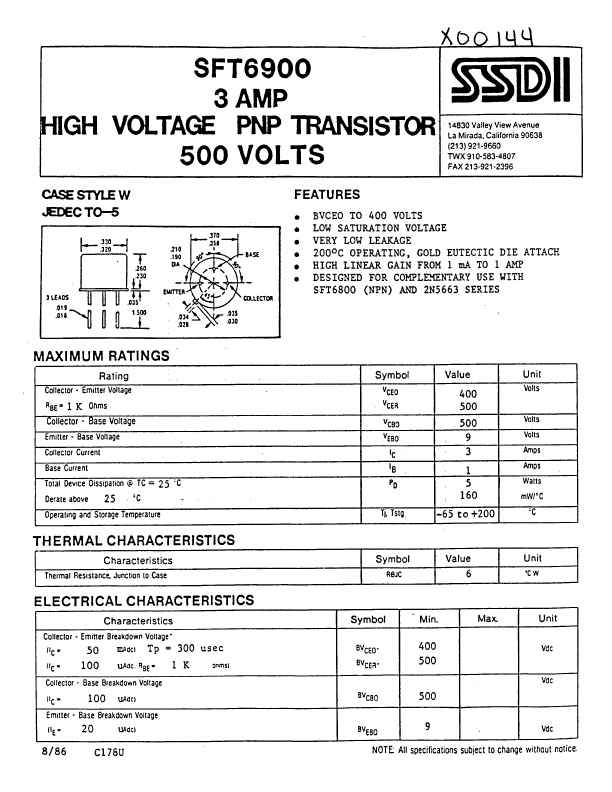 SFT6900