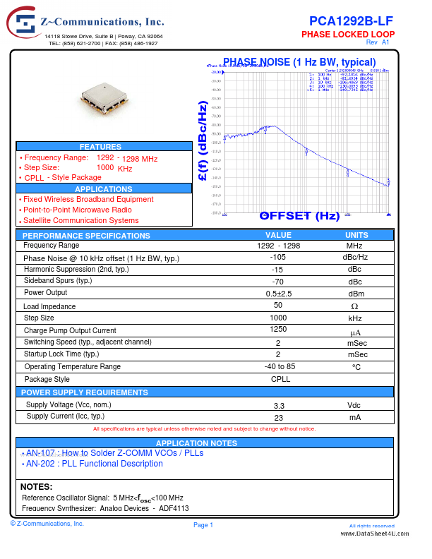 PCA1292B-LF