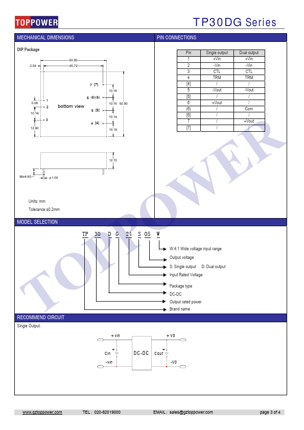 TP30DG48S15W