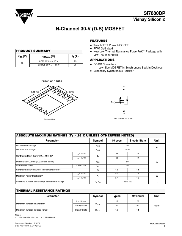 SI7880DP