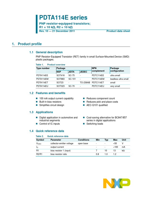 PDTA114EU