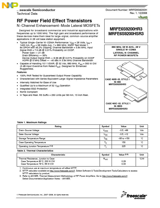 MRFE6S9200HR3