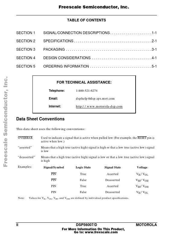 DSP56007