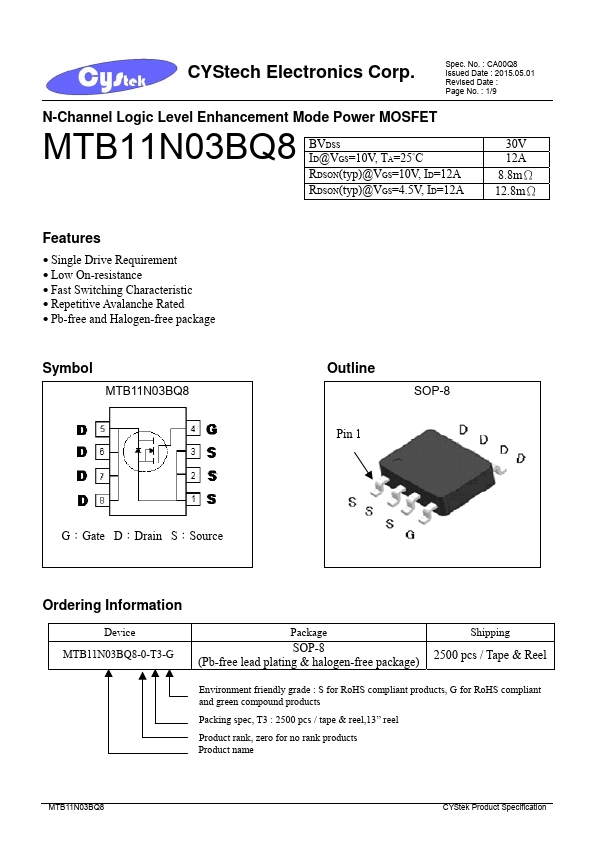 MTB11N03BQ8