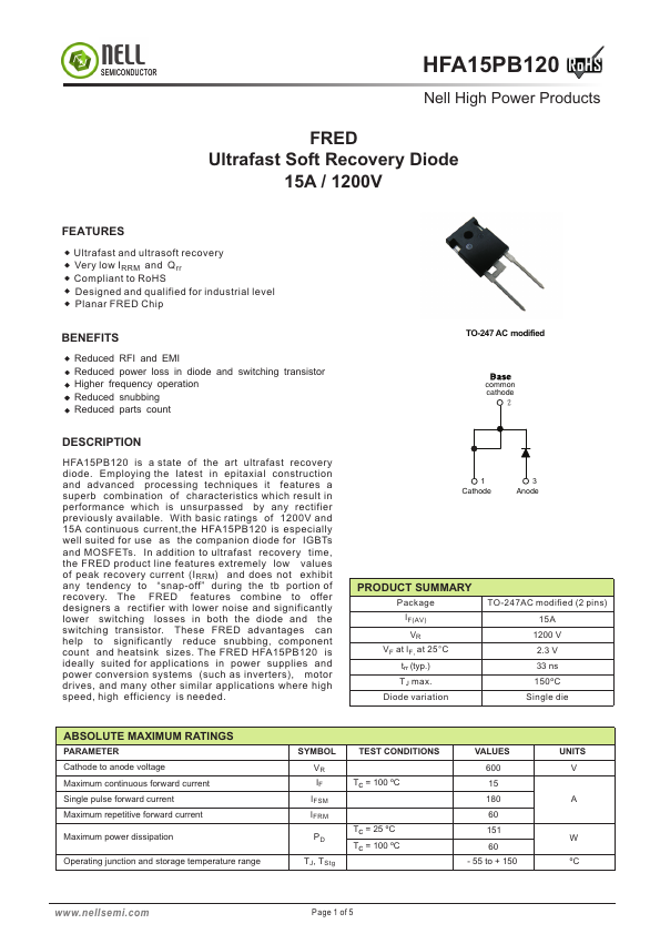 HFA15PB120