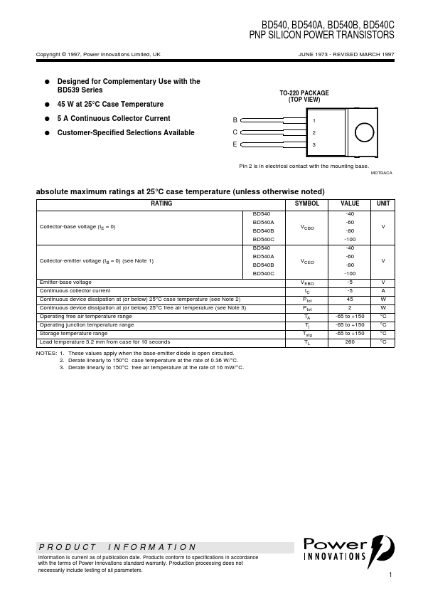 BD540B