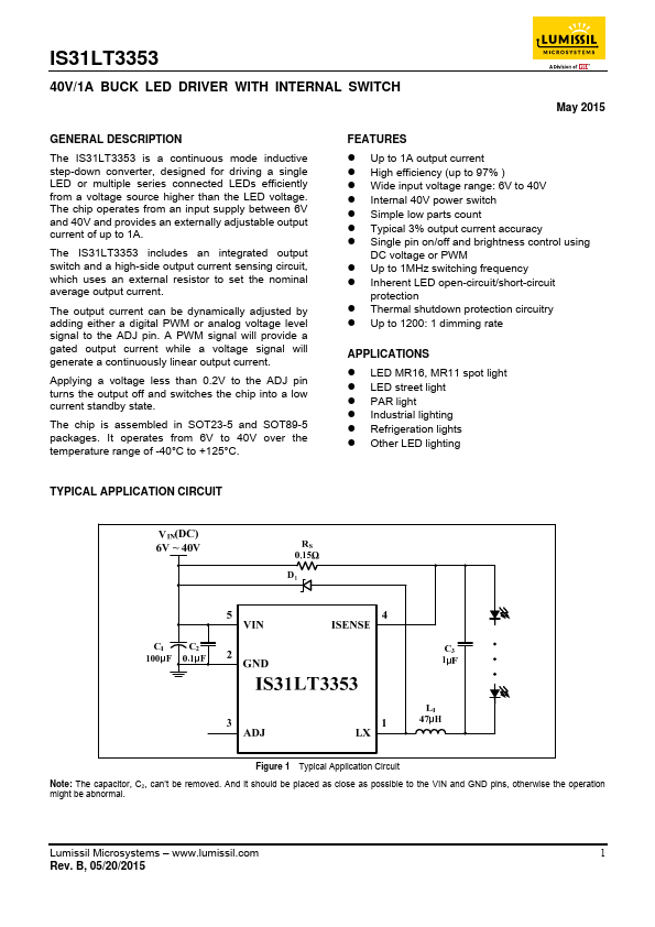 IS31LT3353