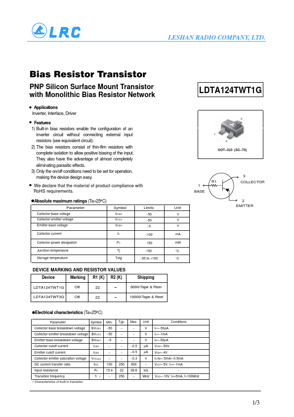 LDTA124TWT3G