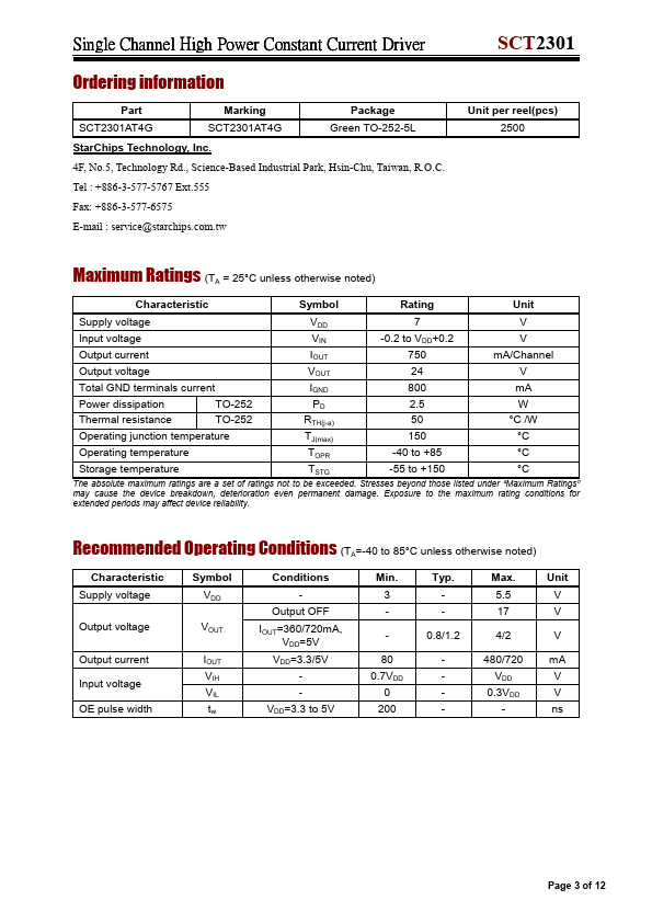 SCT2301