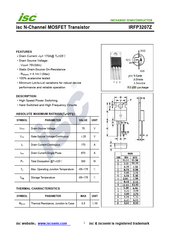 IRFP3207Z