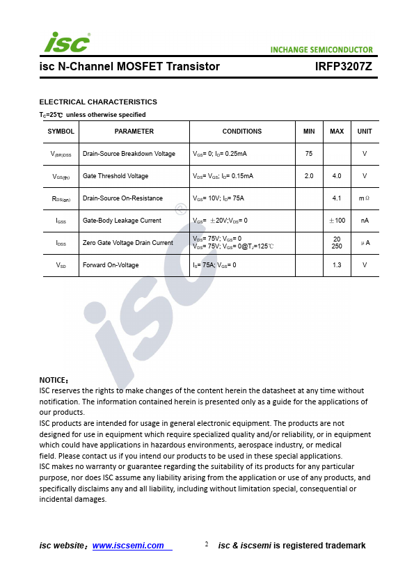 IRFP3207Z