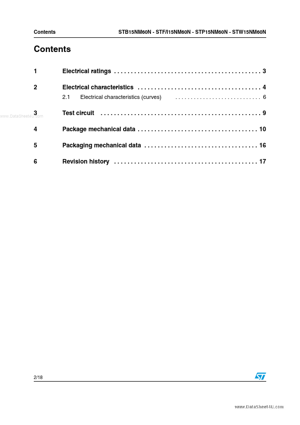 STB15NM60N