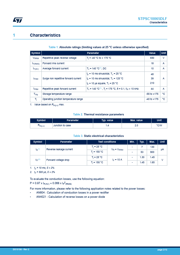 STPSC10065DLF