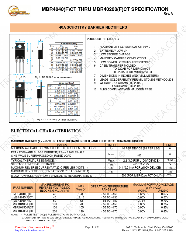 MBR4060CT