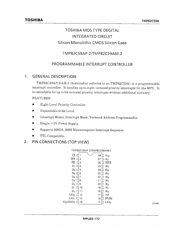 TMP82C59AM-2