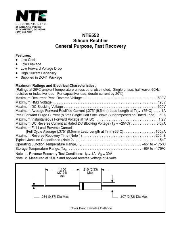 NTE552