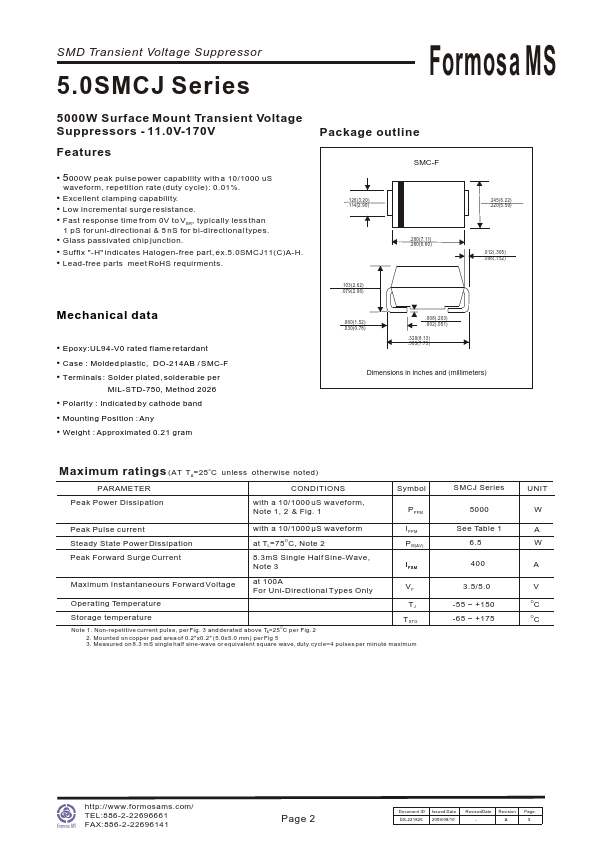 5.0SMCJ130A