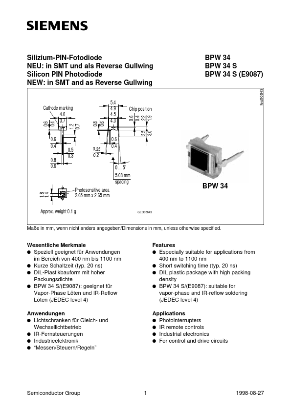 BPW34S