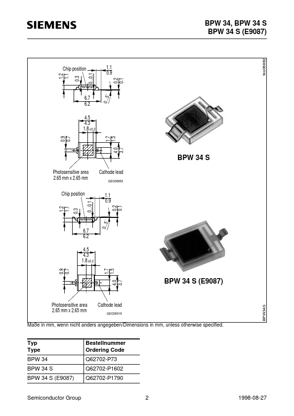 BPW34S