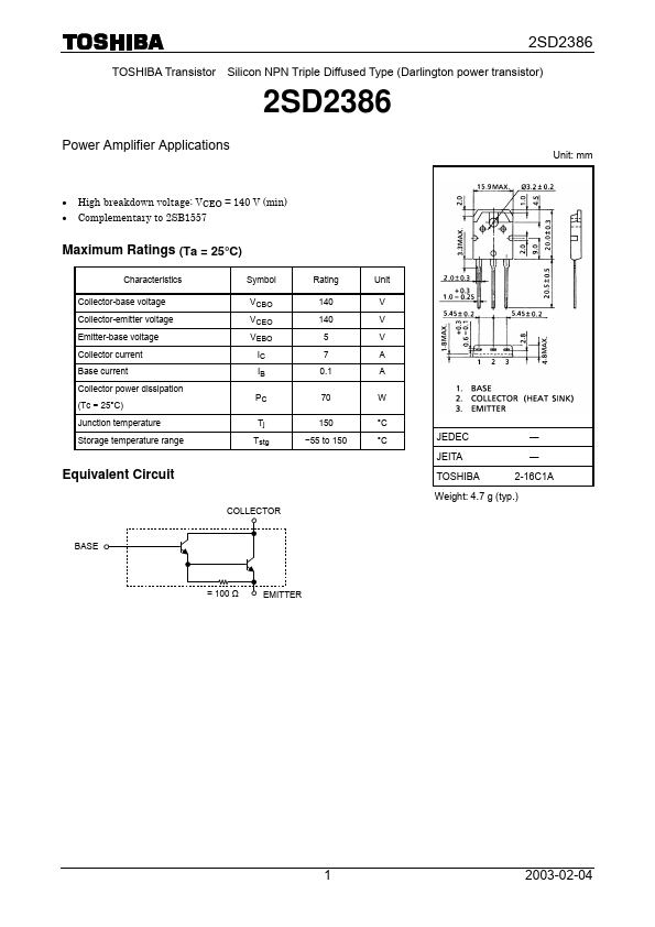 2SD2386