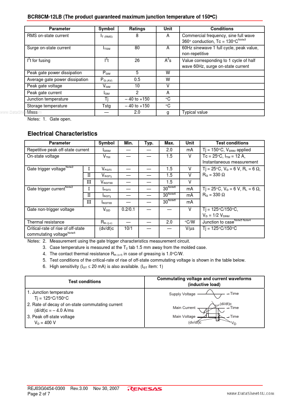 BCR8CM-12LB