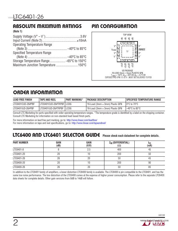 LTC6401-26