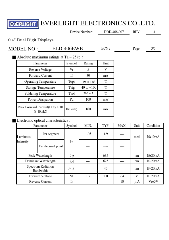 ELD-406EWB