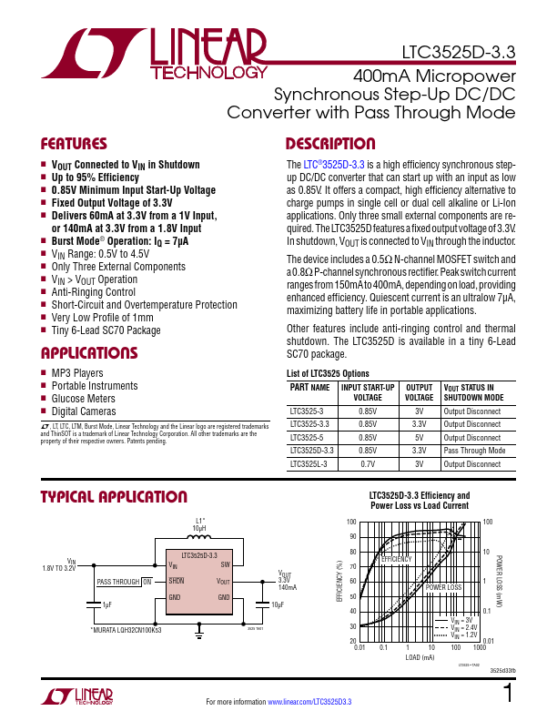 LTC3525D-3.3