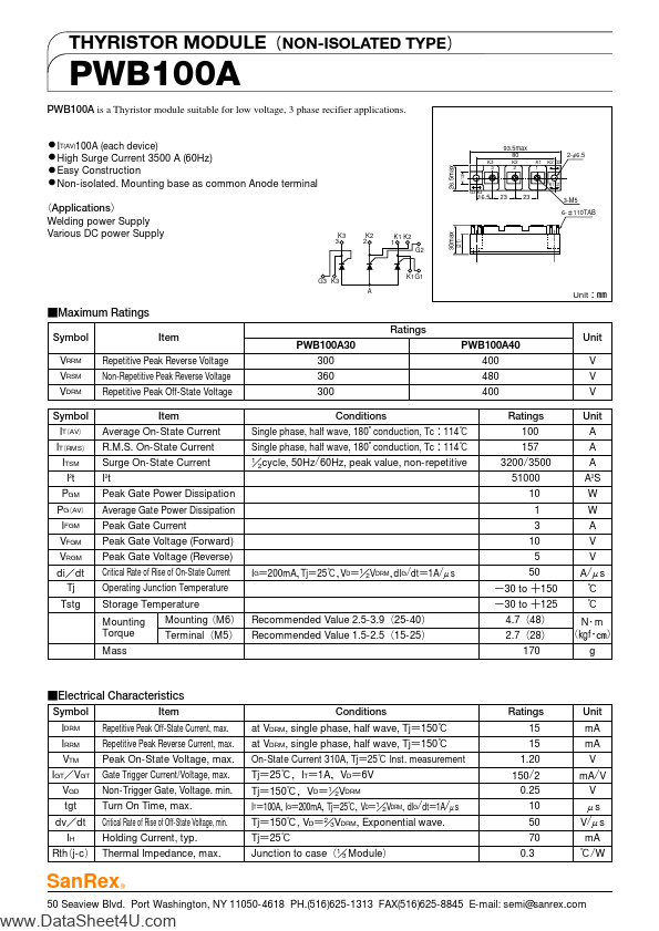 PWB100A