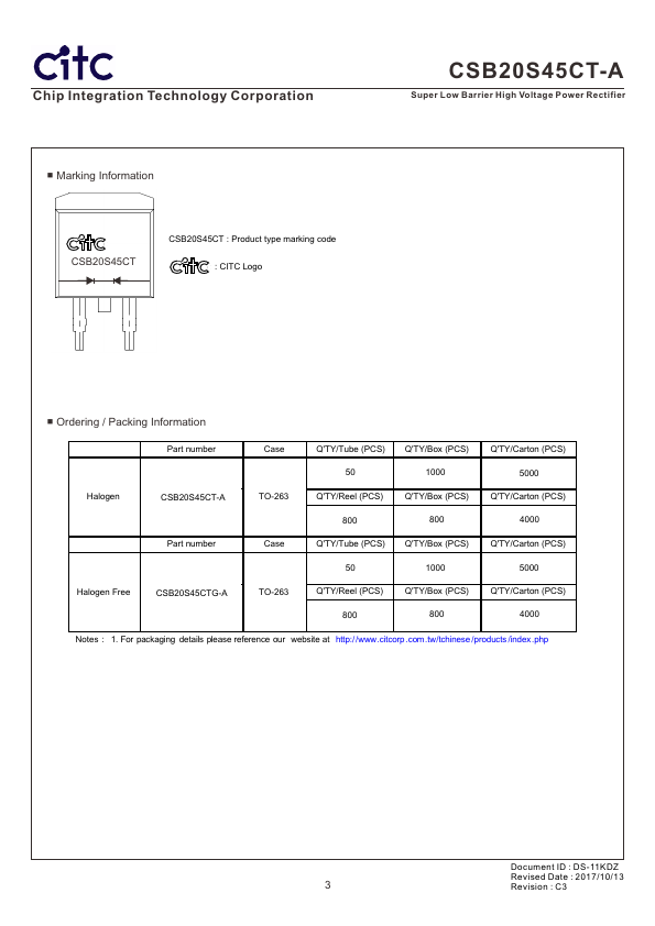 CSB20S45CT-A