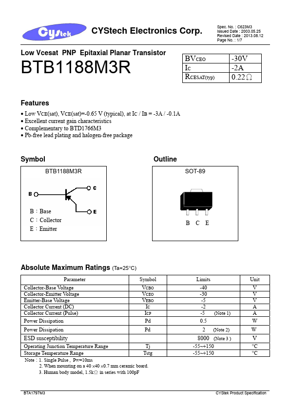 BTB1188M3R