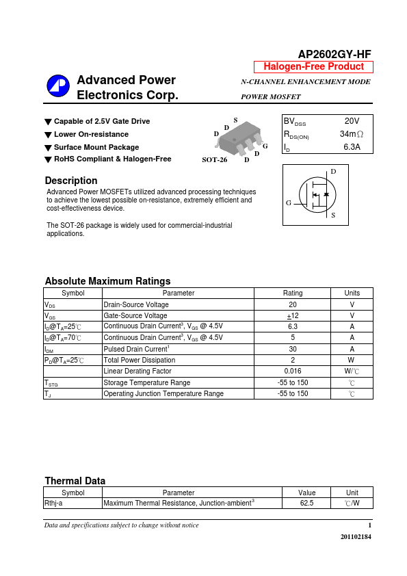 AP2602GY-HF