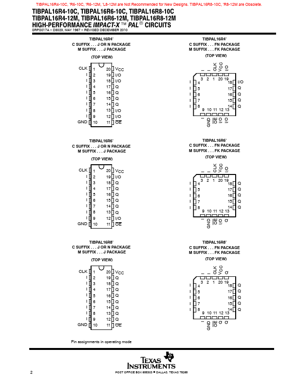 TIBPAL16R6-10C