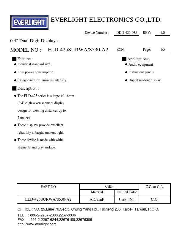 ELD-425SURWA