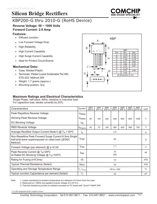 KBP210-G