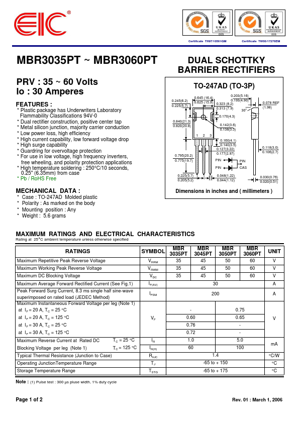 MBR3035PT