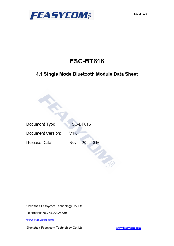 FSC-BT616