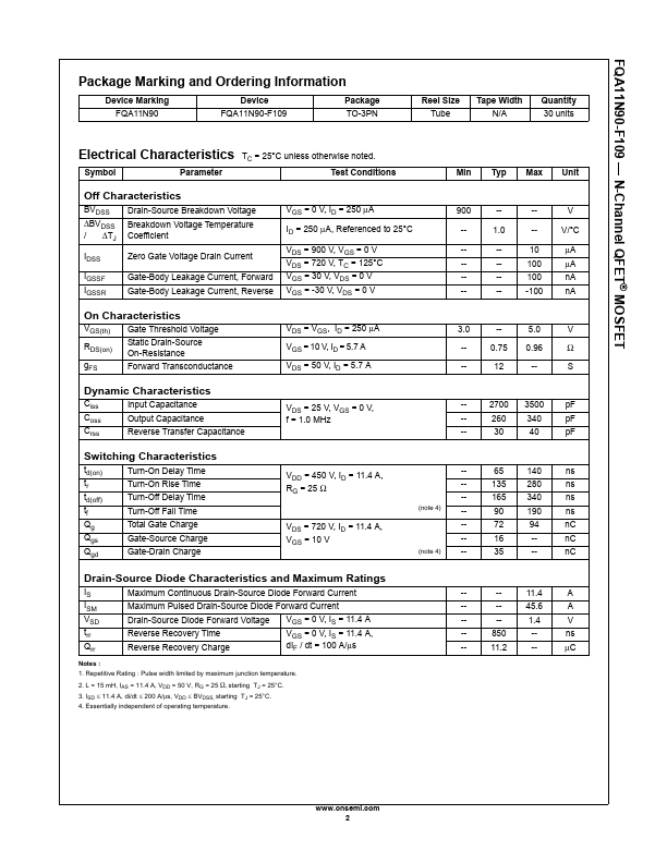 FQA11N90-F109