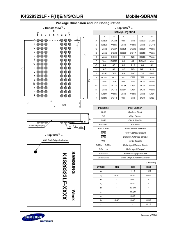 K4S28323LF-F