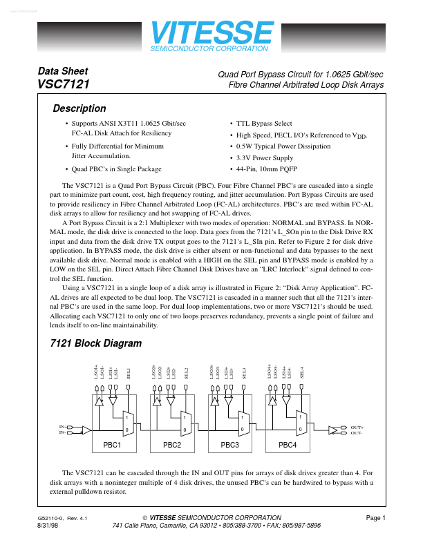 VSC7121