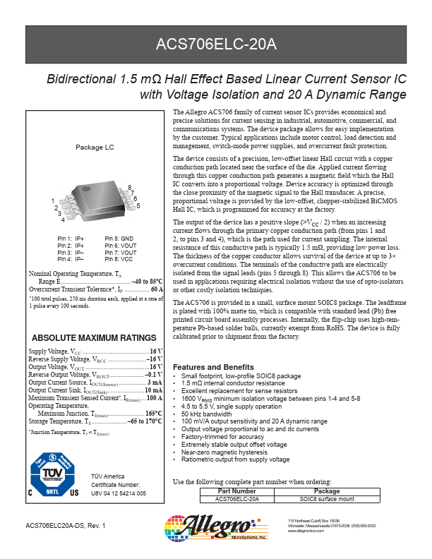 ACS706ELC-20A