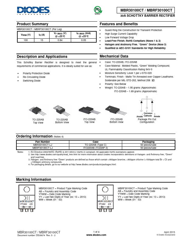 MBRF30100CT