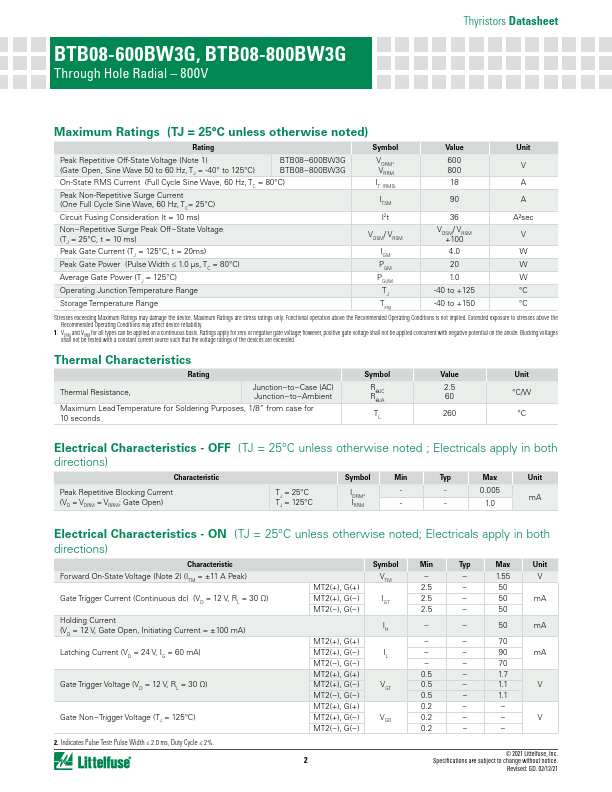 BTB08-800BW3G